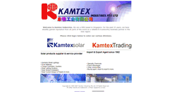 Desktop Screenshot of kamtexindustries.com